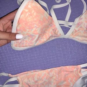 LA hearts bikini set